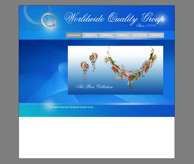 Worldwide Quality Mfrs clock gold