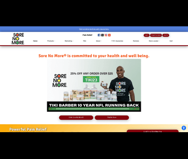All Natural Pain Relieving Gels; Muscle Pain relieving