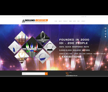 Yangzhou Excellence Crystal Handicrafts designer holders