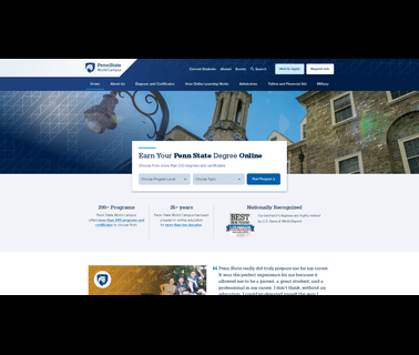 Penn State World Campus college professional