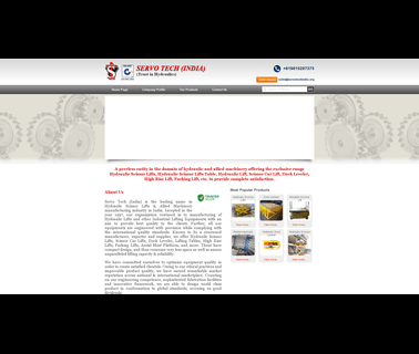 Servo Tech India lifting heavy machinery