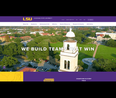 Louisiana State University, Transformational Technologies training enforcement
