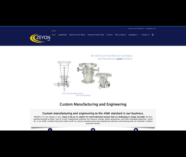 Zeyon Asme Certified Metal Fabricator build devices