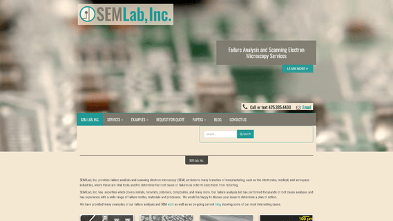 Sem Lab - Failure Analysis and Scanning Electron Microscopy atr ftir