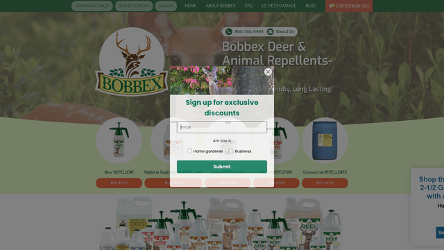 Bobbex In deer pest control