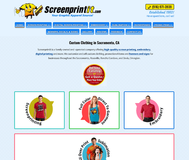 Sacramentos Screen Printing Direct to Garment Dtg Embroidery dtg