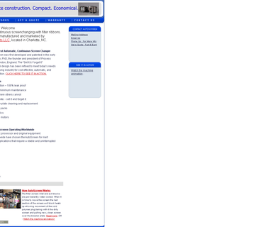 Autoscreen Changer - Automatic Continuous Screenchanging W/ automatic breaker