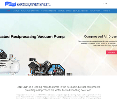 Sintonik Equipments storage tank pressure vessel