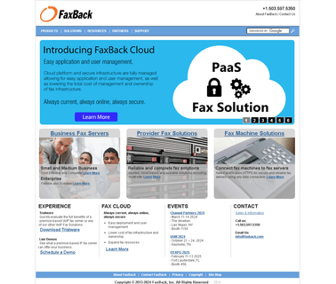 Welcome to Faxback business server solutions