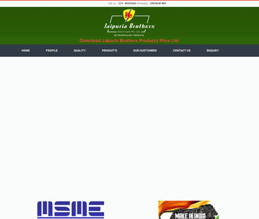Jaipuria Brothers Electricals cable joints