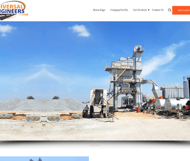 Universal Engineers drum rotary dryer