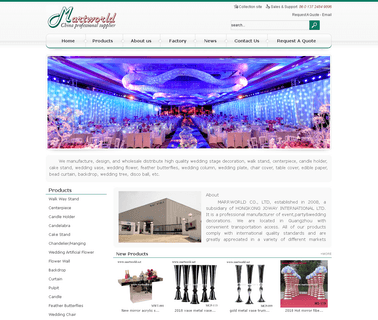Guangzhou Martworld Trading Ltd. acrylic wedding decoration