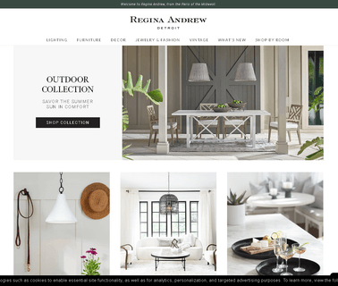 Regina Andrew Design glass furniture lamp