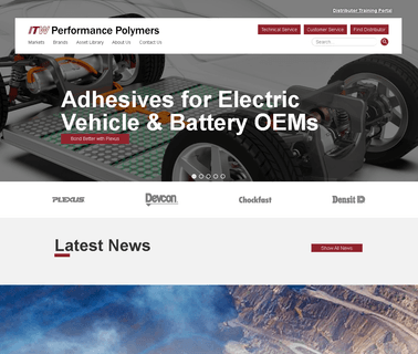 Itw Polymers Adhesives North America mro industry