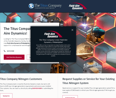Compressed Air & Gas Equipment Service & Repair the Titus excalibur dehydrators