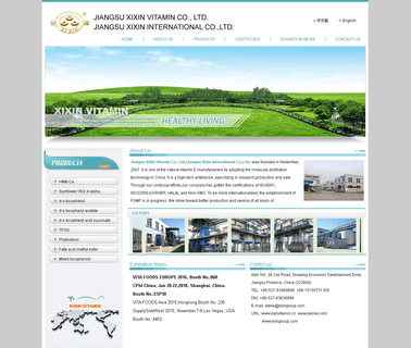 Jiangsu Xixin Vitamin phytosterol tocopheryl