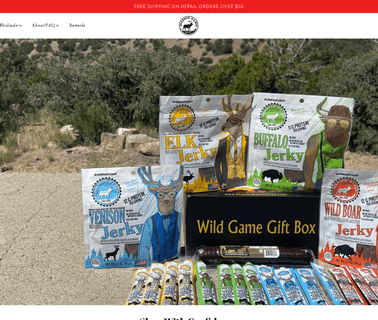 Pearson Ranch Elk & Buffalo Jerky buffalo high