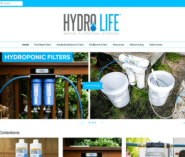 Hydro Life Water Filtration Systems water dispensing systems