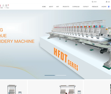 Hefeng Computerized Embroidery Machines flat embroidery machine