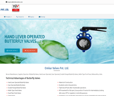 Butterfly Valves, Check V waste check
