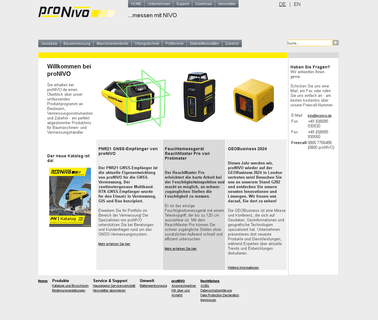 Pronivo Messgerate Handels Gmbh construction lasers