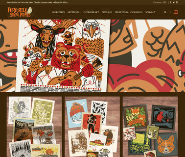 Furturtle Show Prints specializes printed