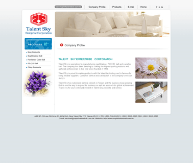 Talent Sky Enterprise Corporation Taiwan balls field