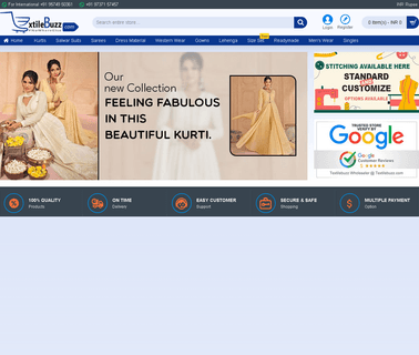Textile Buzz anarkali chudidar