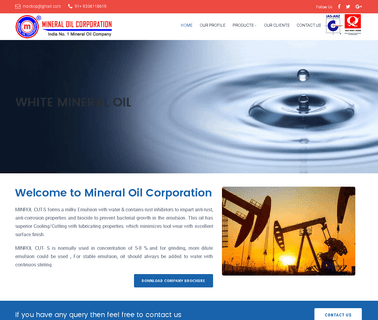 Mineral Oil Corporation grease pneumatic