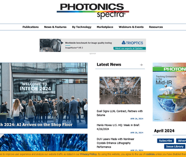 Photonics Spectra, A Photonics Media Publication magazines media