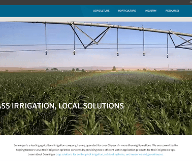 Senninger Irrigation agricultural greenhouse