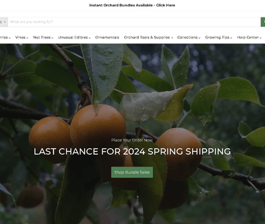 Raintree Nursery garden nursery