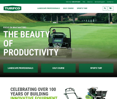 Turfco golf course spreaders