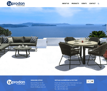 Lyprodan A/S China Office aluminium wicker
