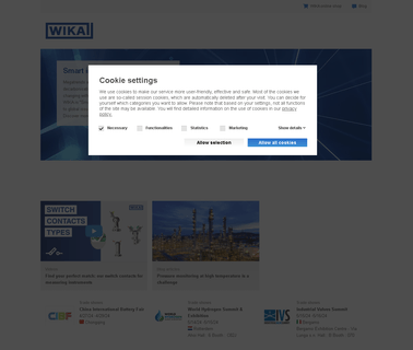 Wika Instrument Corporation electrical pressure gauges