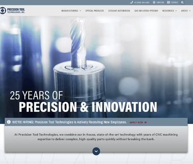 Precision Tool Technologies, Inc edging