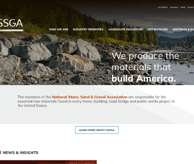The National Stone, Sand, and Gravel Association gravel