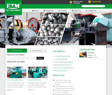 China Fote Heavy Machinery coal pellet