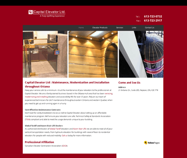 Capital Elevator Commercial Elevators Ottawa Home elevator commercial