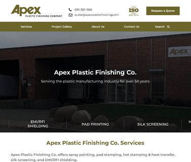 Plastic Decorating / Finishing - Bensenville Illinois - Apex hot well assembly