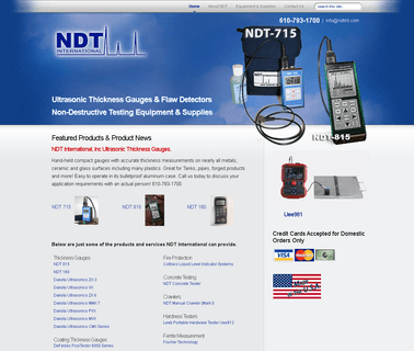 Ndt International detector flaw