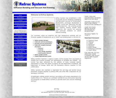 Welcome to Refrac Systems custom metal pressing