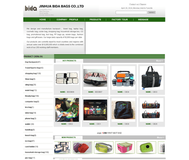Bida Bags backpack storage