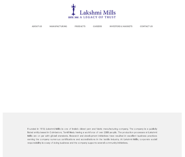 Lakshmi Mills blended knitting