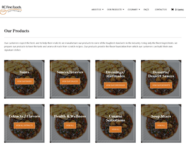 Rc Fine Foods low mixes