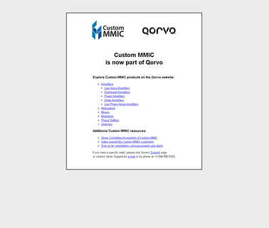 Custom Mmic: Rf Microwave Millimeter-Wave Ic Design millimeter wave amplifiers