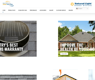 Natural Light Solar Attic Fans fan unit heater