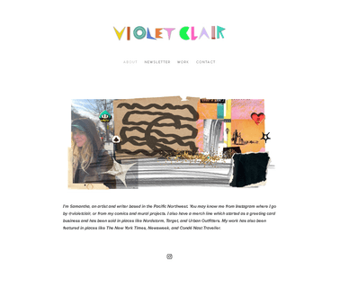 Violet Clair stationery invitations