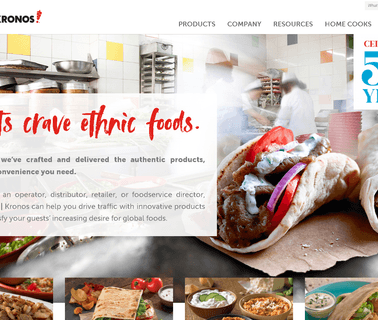 Kronos Foods frozen dried fruit