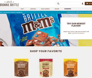 Brownie Brittle line confectionery